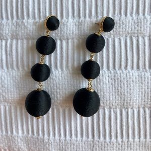 BaubleBar Drop Ball Earrings in Black!